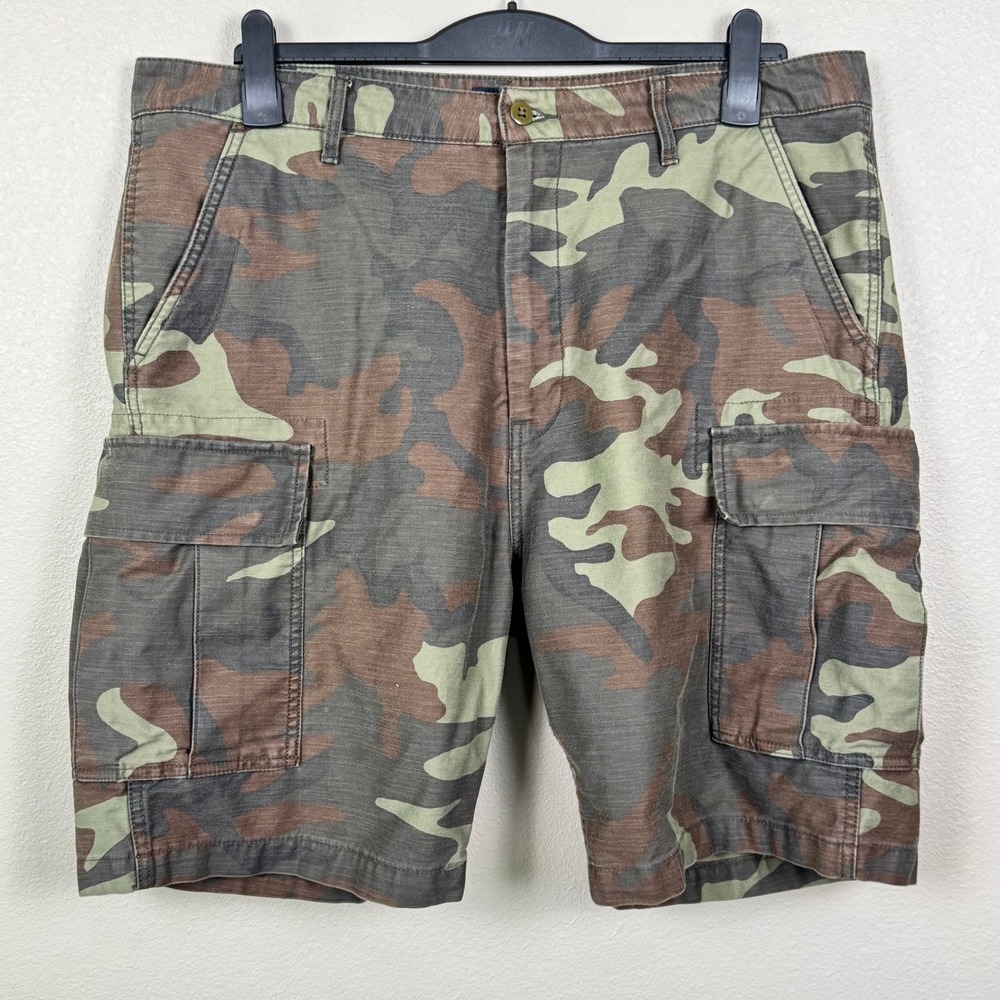 Levi's Camo Cargo Shorts Men's W38 Military Utility Streetwear